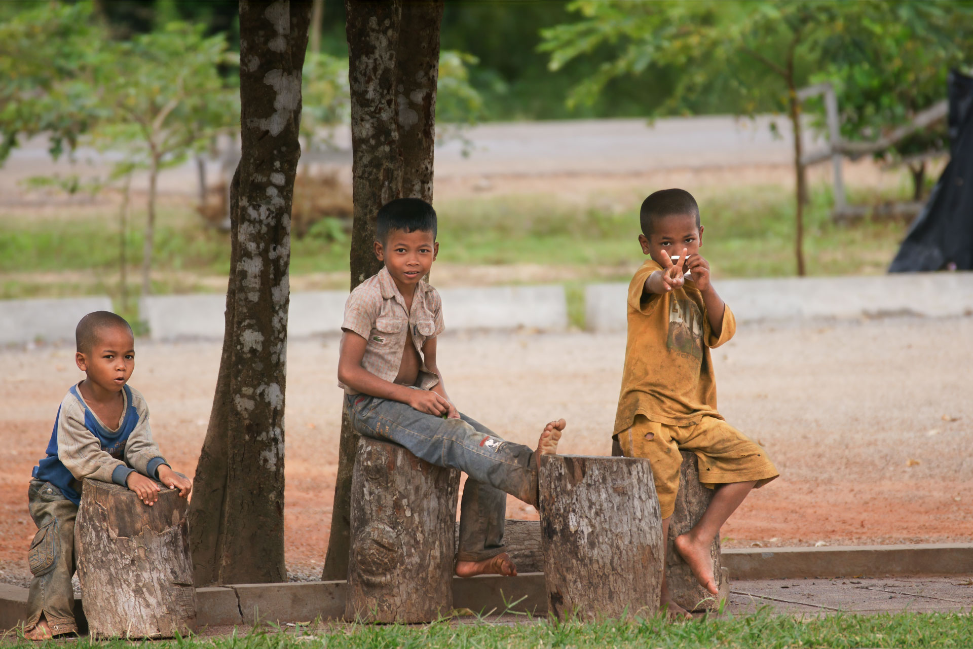 Nahe Banteay Srei